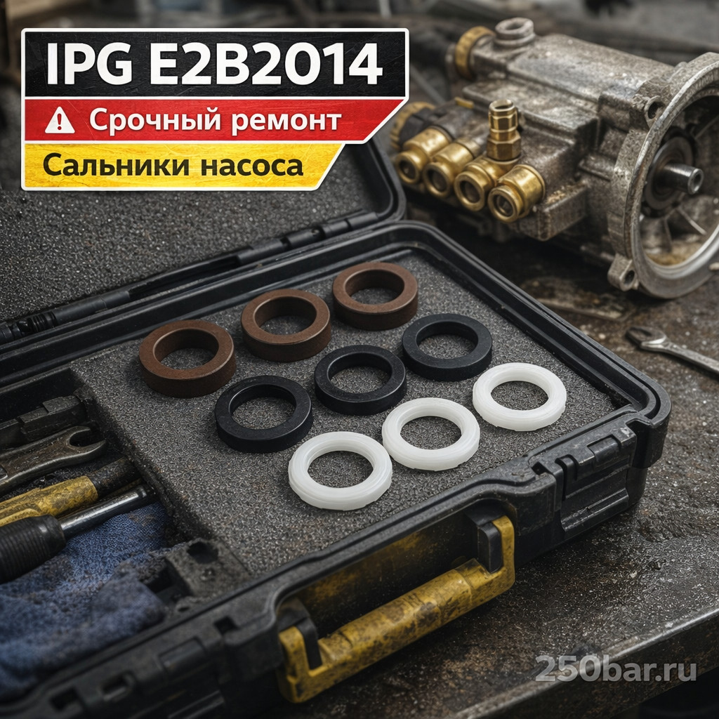 💧🔧 Сальники для насоса IPG Evolution E2B2014 — комплект ВД и НД