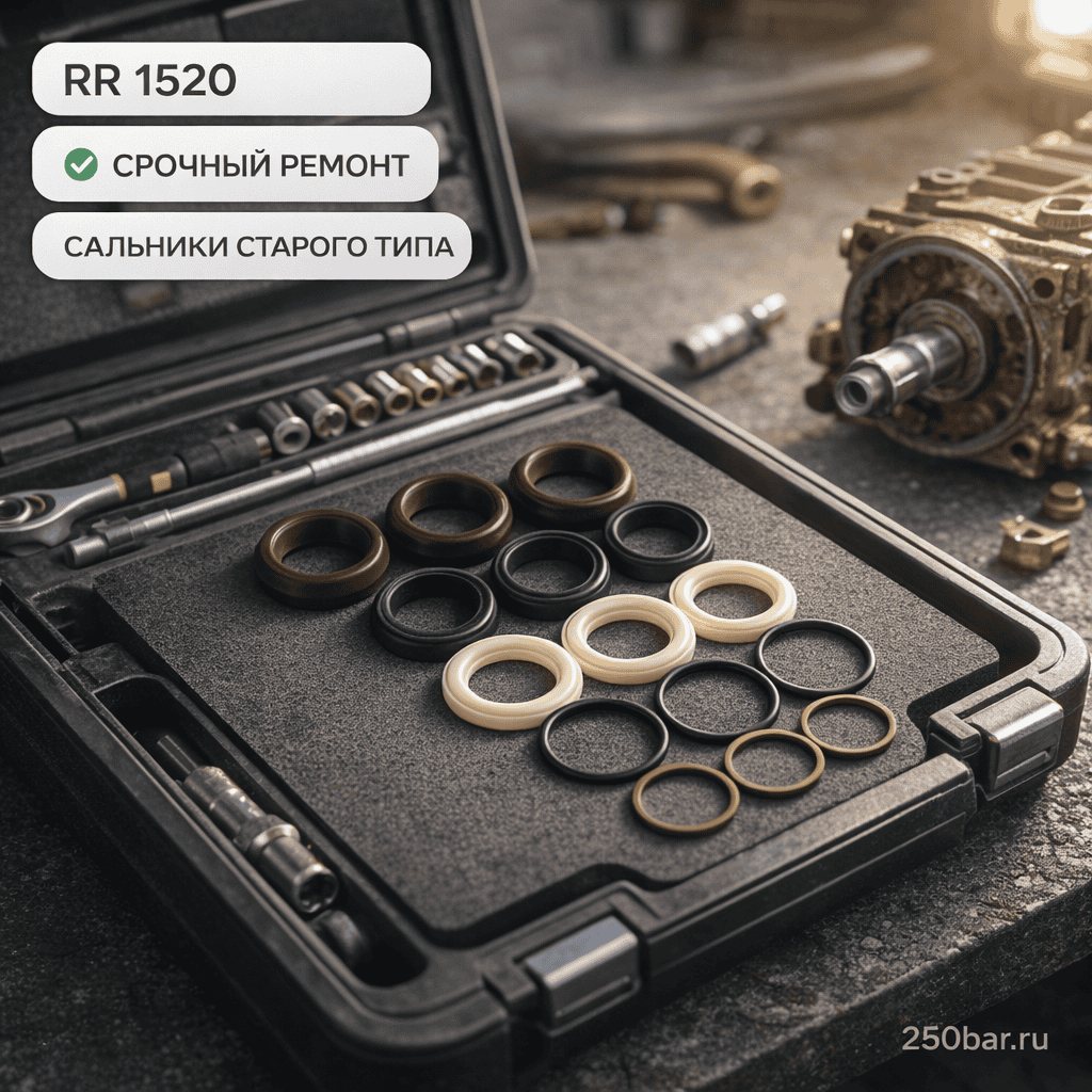 💧 Сальники старого образца для насоса Annovi Reverberi RR 1520 — ВД и НД