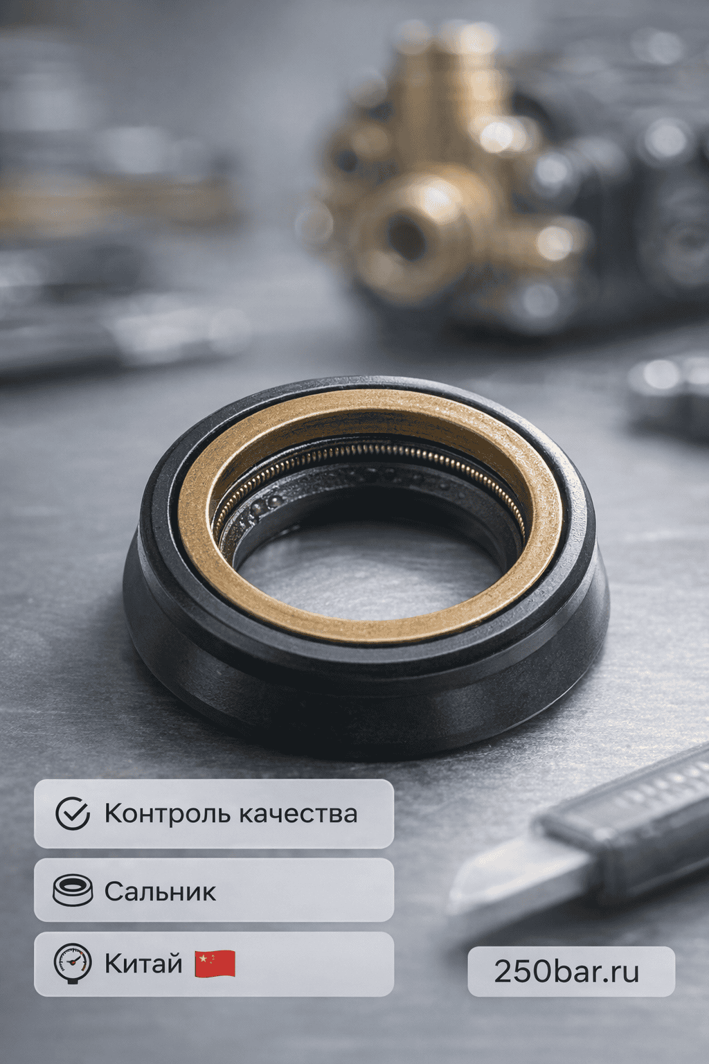 💧🔧 Сальники водяные AR RC 14.16 🇨🇳 — комплект ВД и НД KIT 42469