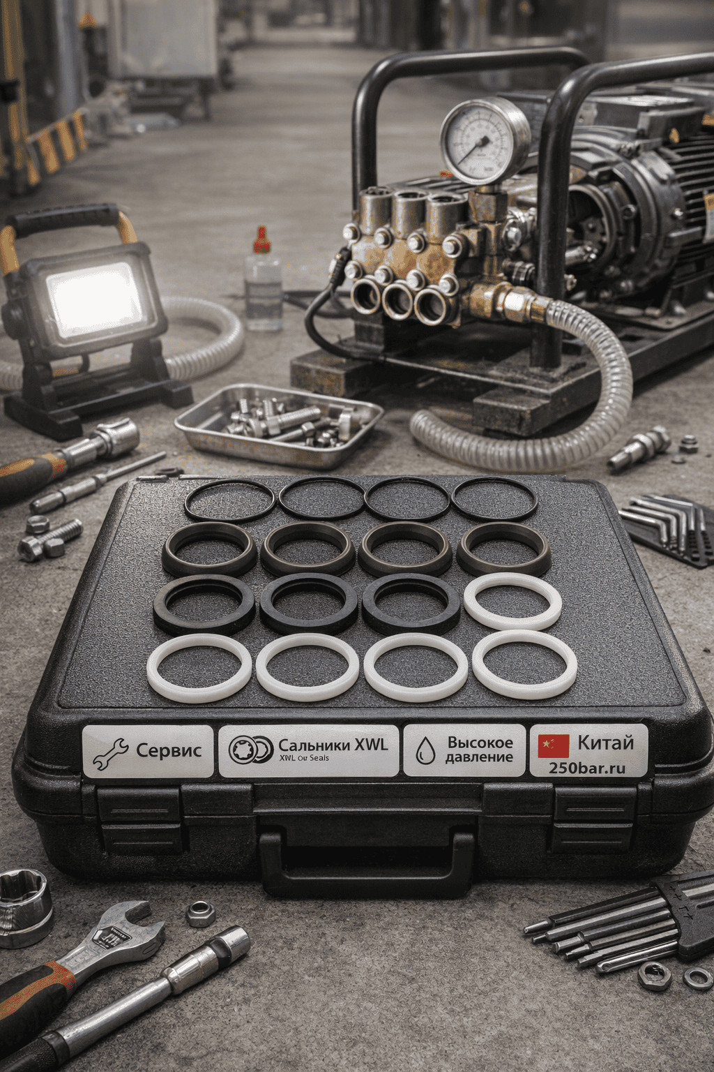 💧🔧 Сальники водяные AR XWL 🇨🇳 — комплект ВД и НД для XWL 41.20 / 42.15 / 50.15