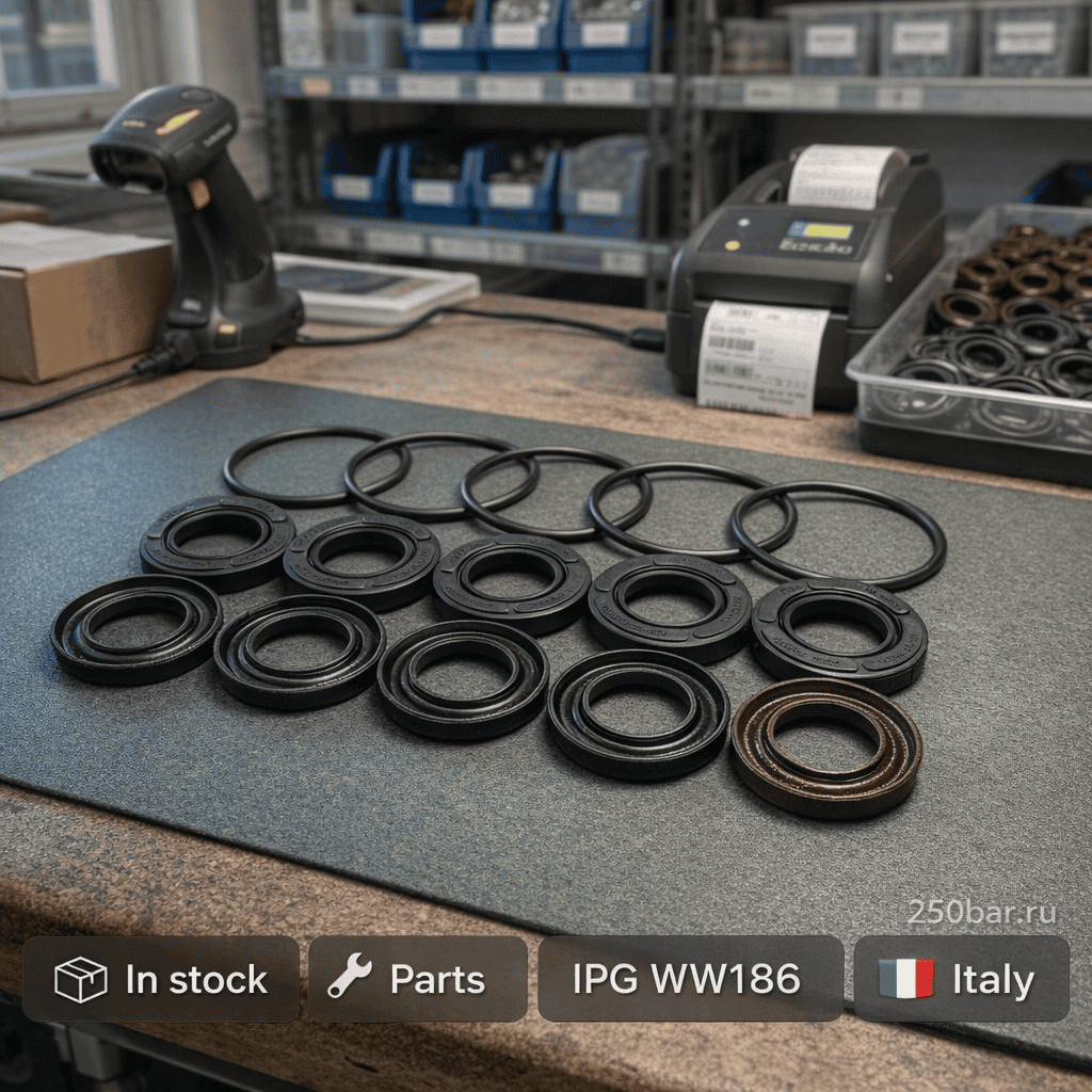 💧🔧 Сальники водяные IPG WW186 🇮🇹 — комплект ВД и НД для насоса