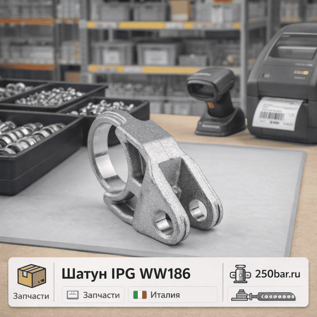 🔩⚙️ Шатун IPG WW186 🇮🇹 — для ремонта кривошипно‑шатунного механизма насоса