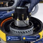 ⚡🌀 Турбина 1000W для моющего пылесоса — Ametek 11 ME 00 5