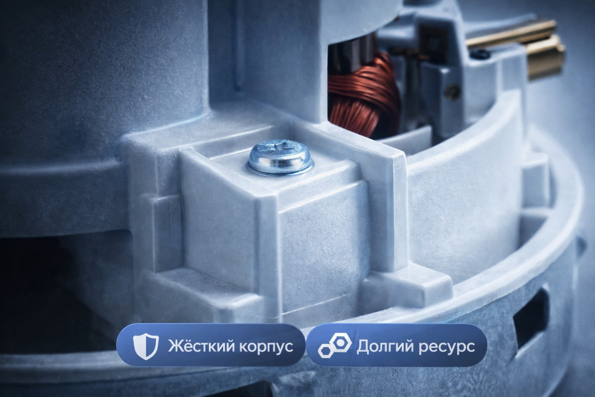 ⚡🧹 Турбина 1200W колокол (140 мм) для пылесосов Karcher — PR‑DW