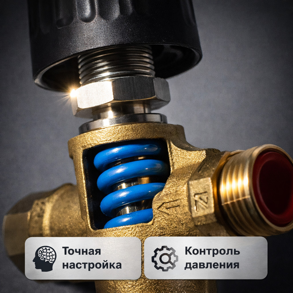 🔧💧 Регулятор давления Bypass 390 бар VD39B (до 40 л/мин)
