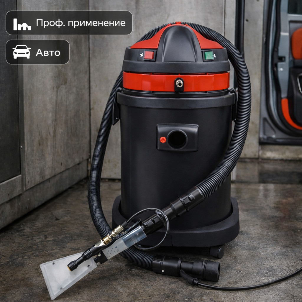 🧹💦 Моющий пылесос Soteco Gamma 300, авто‑комплектация, 37/11 л