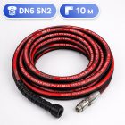 🧵 Шланг высокого давления Tornado DN6 SN2, 10 м, Г‑Ш (опрессованный) 4