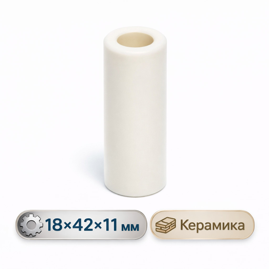 ⚙️ Поршень Bertolini TML 1520B, керамический 18×42×11 (KIT 3) Маркетплейс высокого давления - 250bar.ru ⚙️ Поршень Bertolini TML 1520B, керамический 18×42×11 (KIT 3)