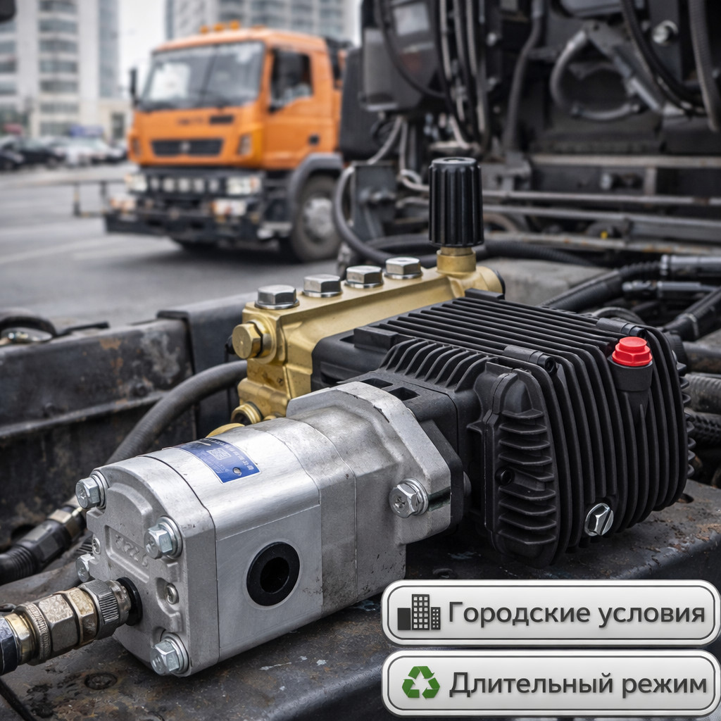 🔧💧 Плунжерный насос Danau DBD‑1814HM с гидромотором (206 бар, 15,2 л/мин)