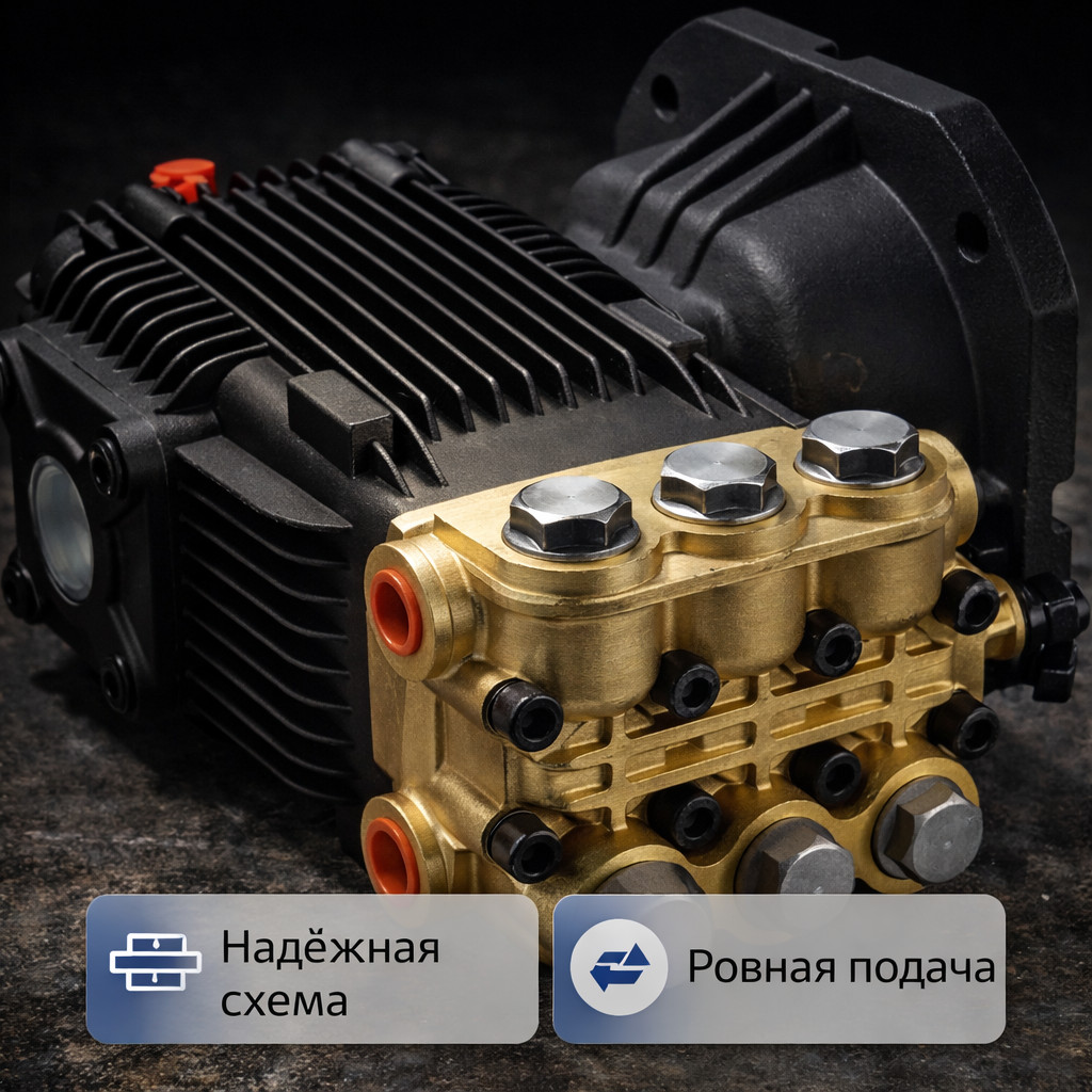 🔧💧 Плунжерный насос Danau DBD‑1812C3 (206 бар, 13,26 л/мин)