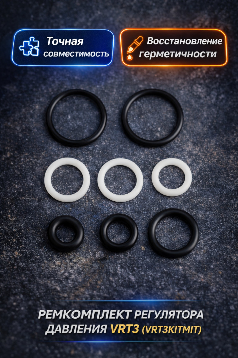 🔧🧩 Ремкомплект регулятора давления VRT3 (VRT3KITMIT)