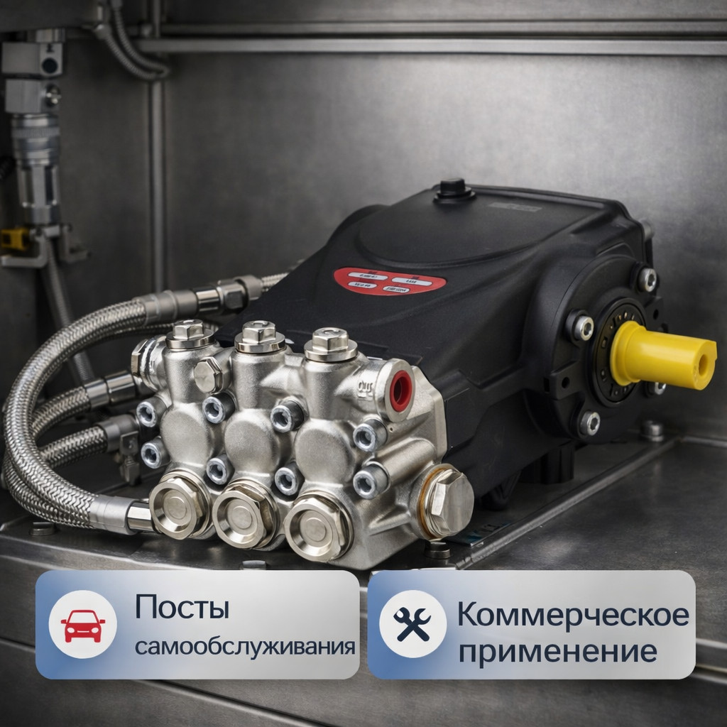 🔧💧 Плунжерный насос TOR MI‑4130 (250 бар, 15 л/мин)
