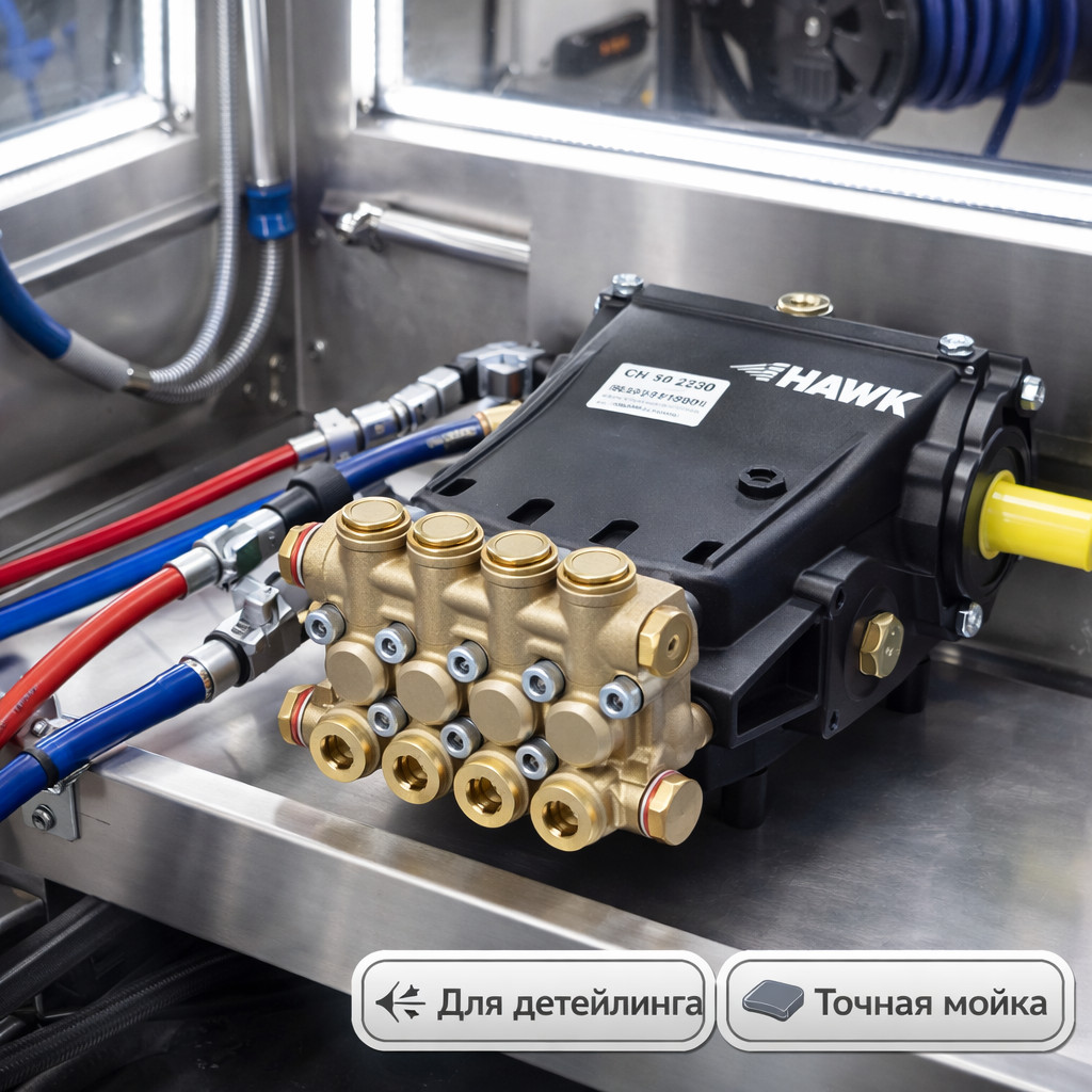 🔧💧 Плунжерный насос Hawk NHDP 1520 (200 бар, 15 л/мин)