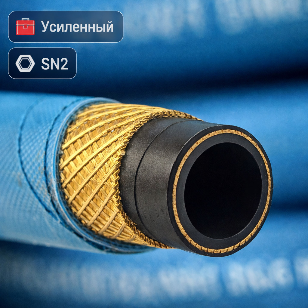 🧵 Шланг высокого давления Semperjet DN8 SN2, 400 бар, бухта 50 м
