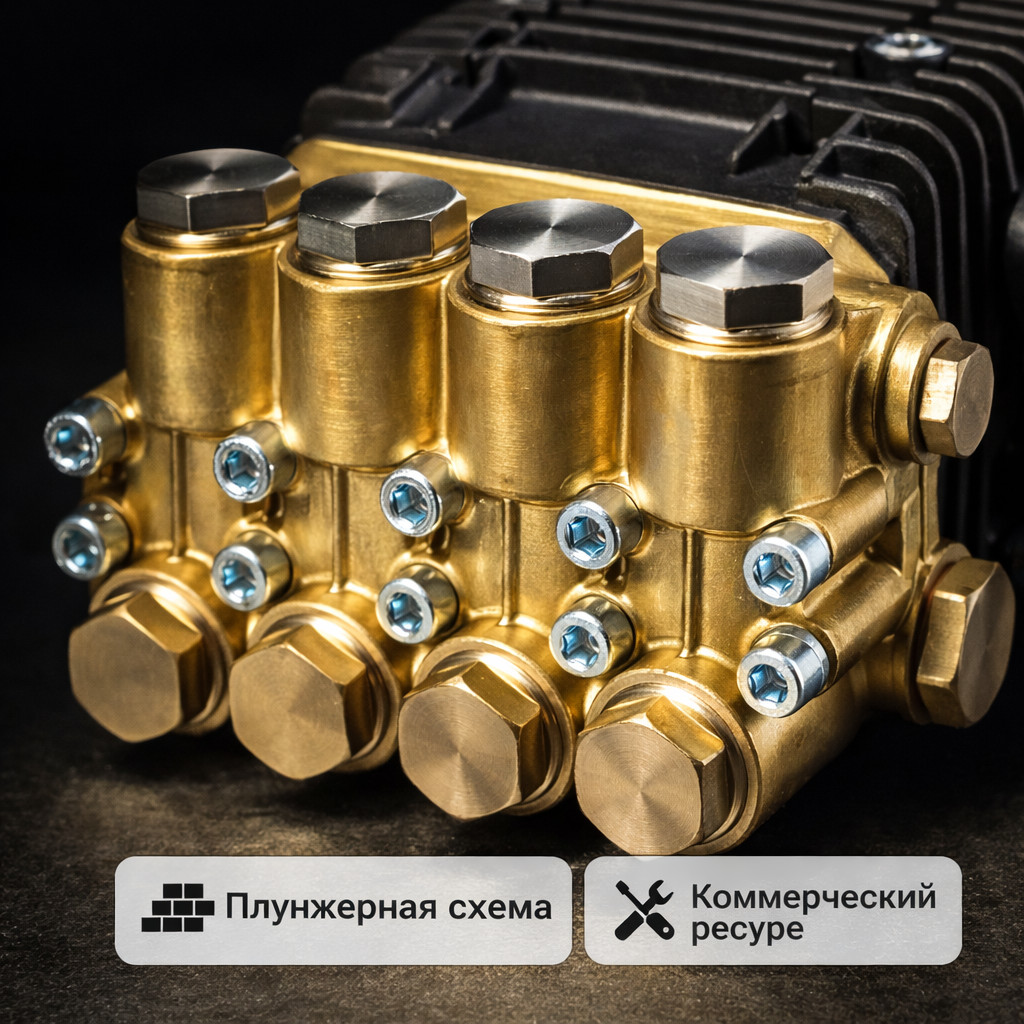 🔧💧 Плунжерный насос Bertolini TML 1520B (200 бар, 15 л/мин)