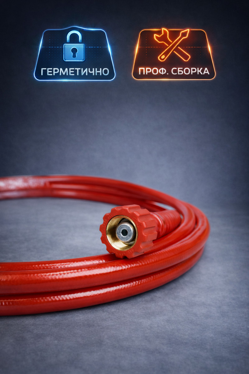 🧵 Шланг высокого давления Carwash Comfort Г‑Г (красный)