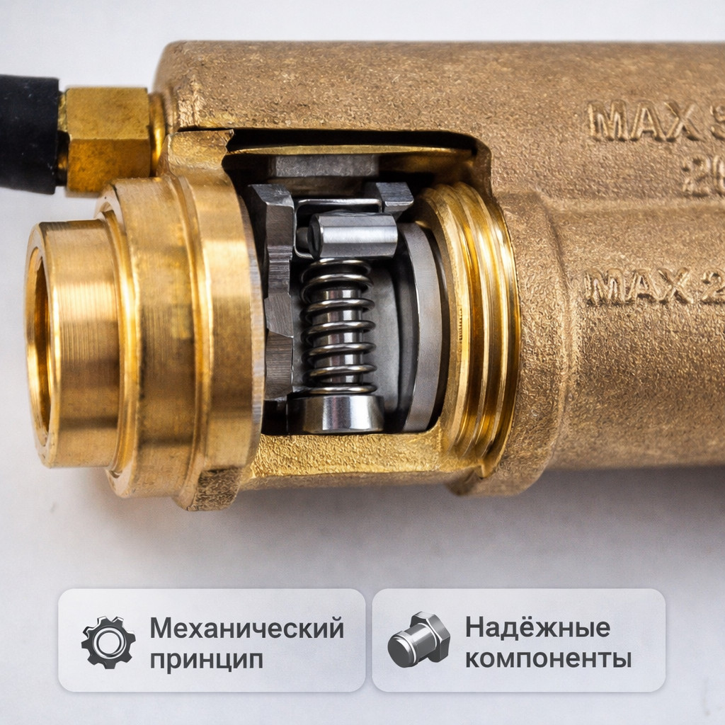 🔧💧 Датчик потока Mecline FS‑26 (датчик‑реле потока)