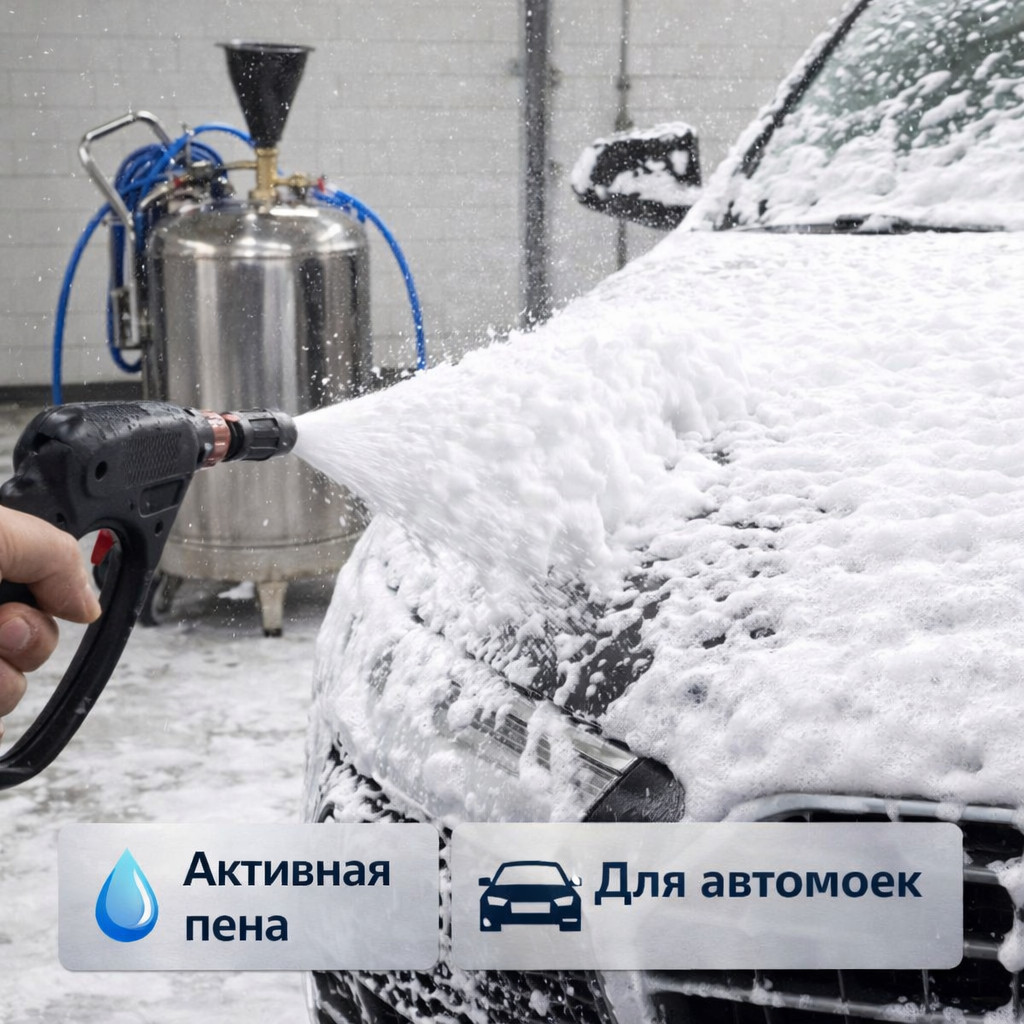 🧴✨ Пеногенератор 100 литров из нержавеющей стали M‑SCX/100C