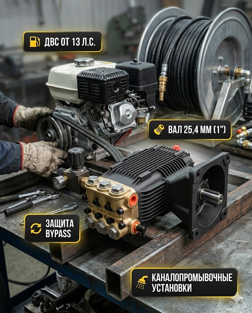 🔧💧 Плунжерный насос Danau DBD‑1810A5 (186 бар, 26 л/мин) Маркетплейс высокого давления - 250bar.ru 3 🔧💧 Плунжерный насос Danau DBD‑1810A5 (186 бар, 26 л/мин) 3