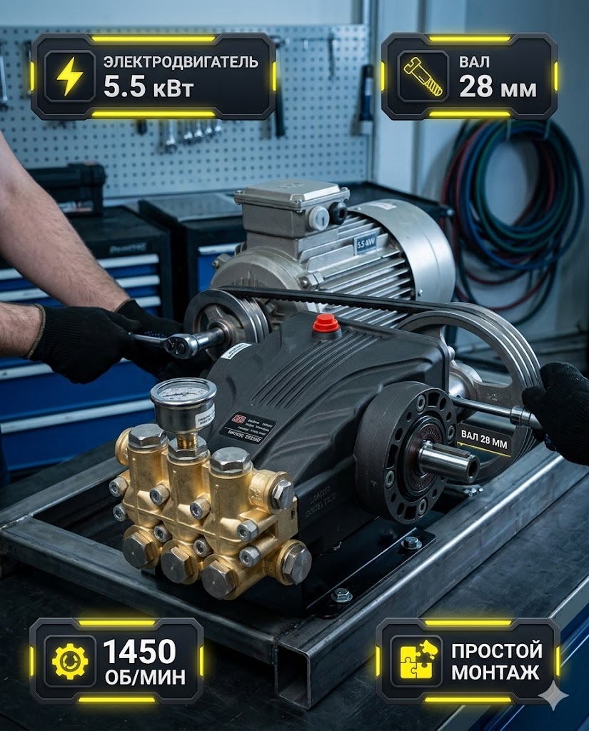 🔧💧 Плунжерный насос Danau DBD‑1812C3 (206 бар, 13,26 л/мин) Маркетплейс высокого давления - 250bar.ru 3 🔧💧 Плунжерный насос Danau DBD‑1812C3 (206 бар, 13,26 л/мин) 3