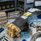 🔧💧 Плунжерный насос Hawk NHDP 1520 (200 бар, 15 л/мин) 5