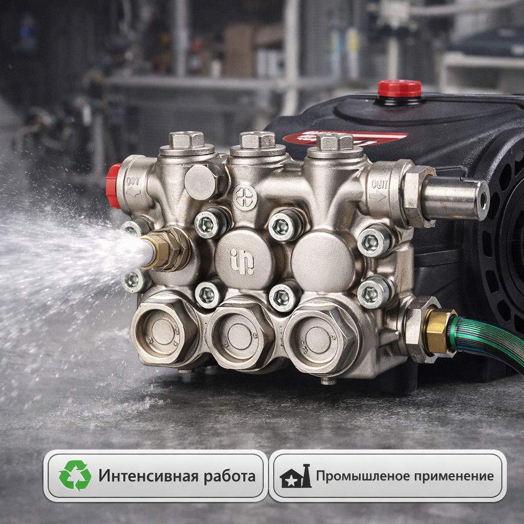 🔧💧 Плунжерный насос IPG E3B2121 (210 бар, 21 л/мин)
