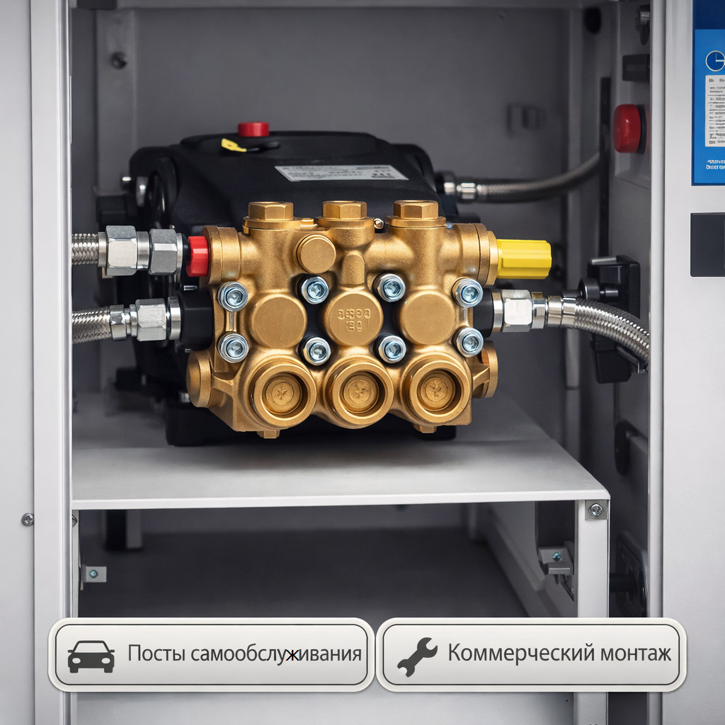 🔧💧 Плунжерный насос Mazzoni MD15250 (250 бар, 15 л/мин)