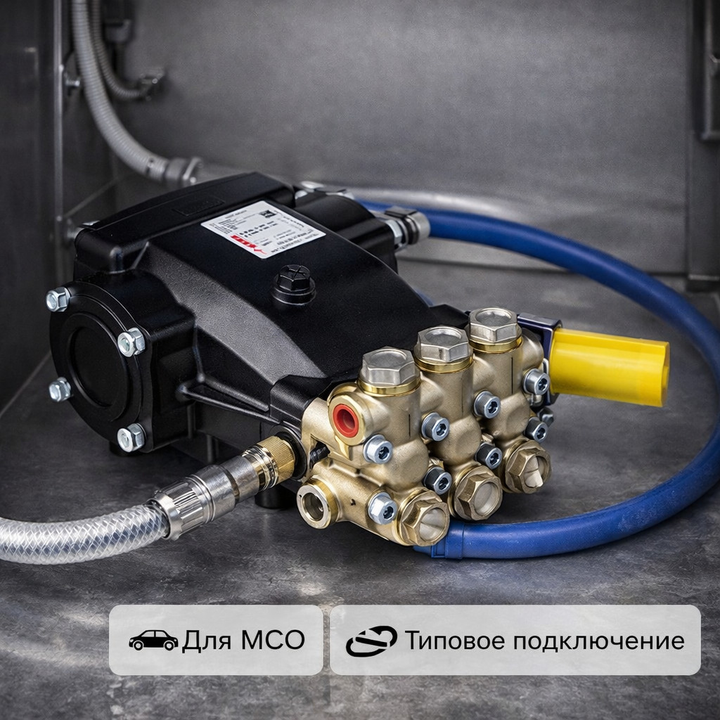 🔧💧 Плунжерный насос NMT 1520 (аналог Hawk, 200 бар, 15 л/мин)