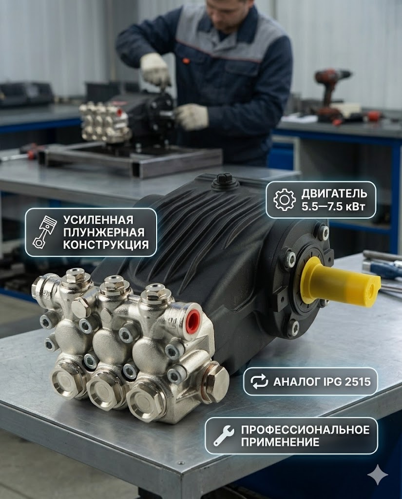 🔧💧 Плунжерный насос TOR MI‑4130 (250 бар, 15 л/мин) Маркетплейс высокого давления - 250bar.ru 3 🔧💧 Плунжерный насос TOR MI‑4130 (250 бар, 15 л/мин) 3