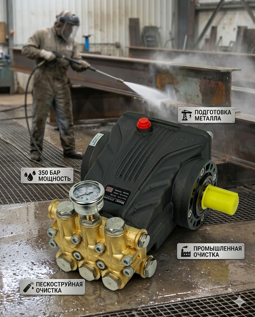 🔧💧 Плунжерный насос TOR ST 1535 (350 бар, 15 л/мин)