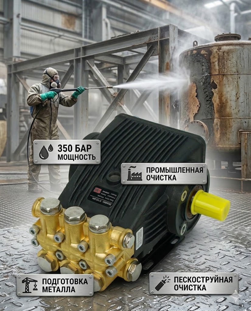 🔧💧 Плунжерный насос TOR ST 2335 (350 бар, 23 л/мин)