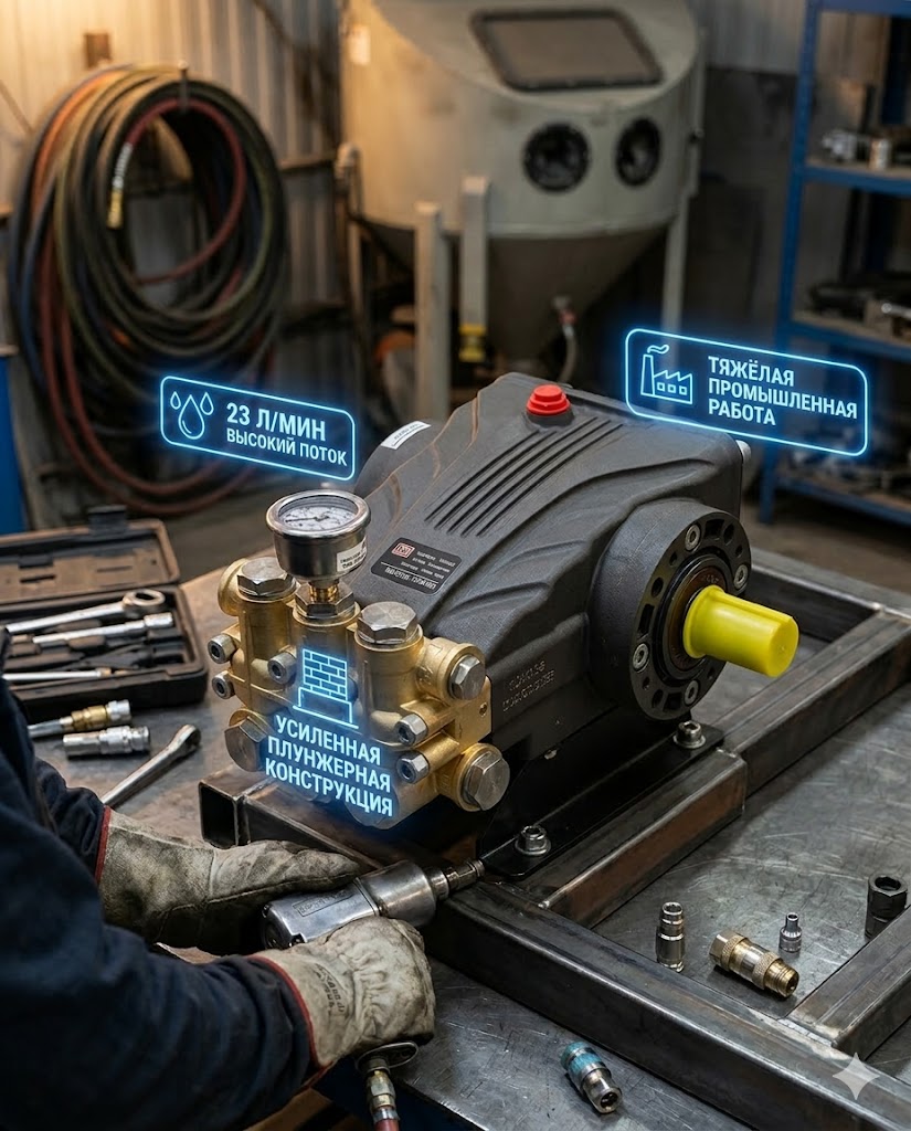 🔧💧 Плунжерный насос TOR ST 2335 (350 бар, 23 л/мин) Маркетплейс высокого давления - 250bar.ru 3 🔧💧 Плунжерный насос TOR ST 2335 (350 бар, 23 л/мин) 3