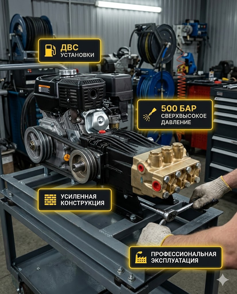 🔧💧 Плунжерный насос Udor CXC 1550S (500 бар, 15 л/мин)