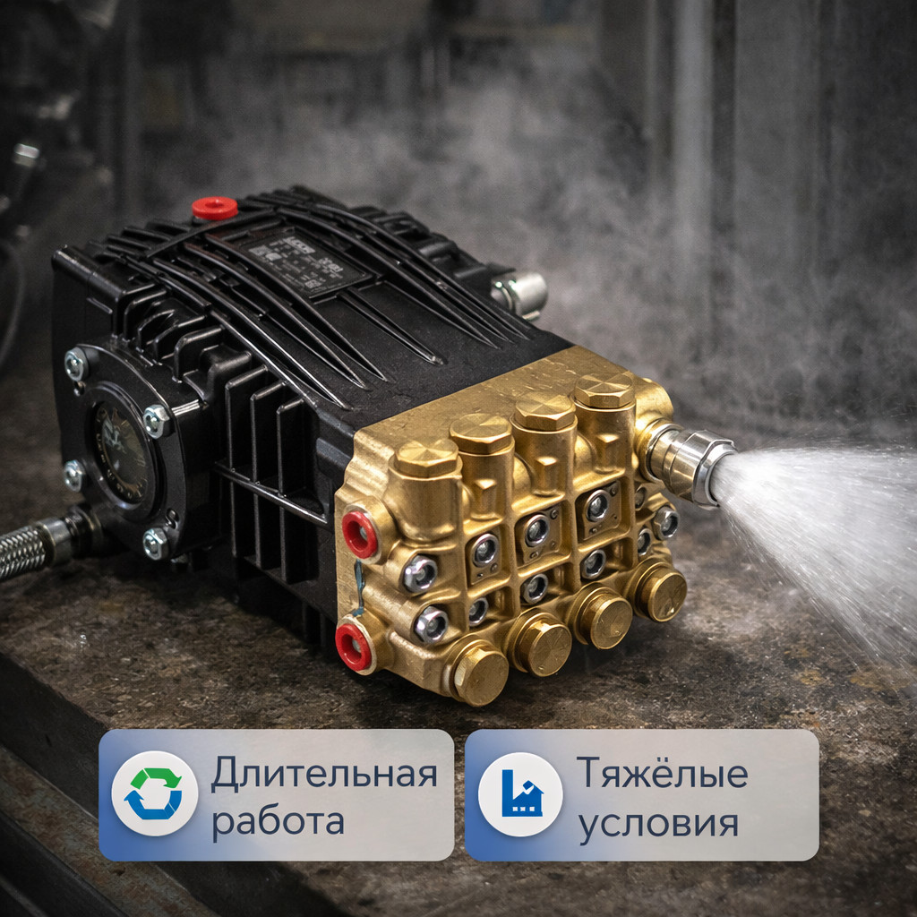 🔧💧 Плунжерный насос Udor CXC 1550S (500 бар, 15 л/мин)