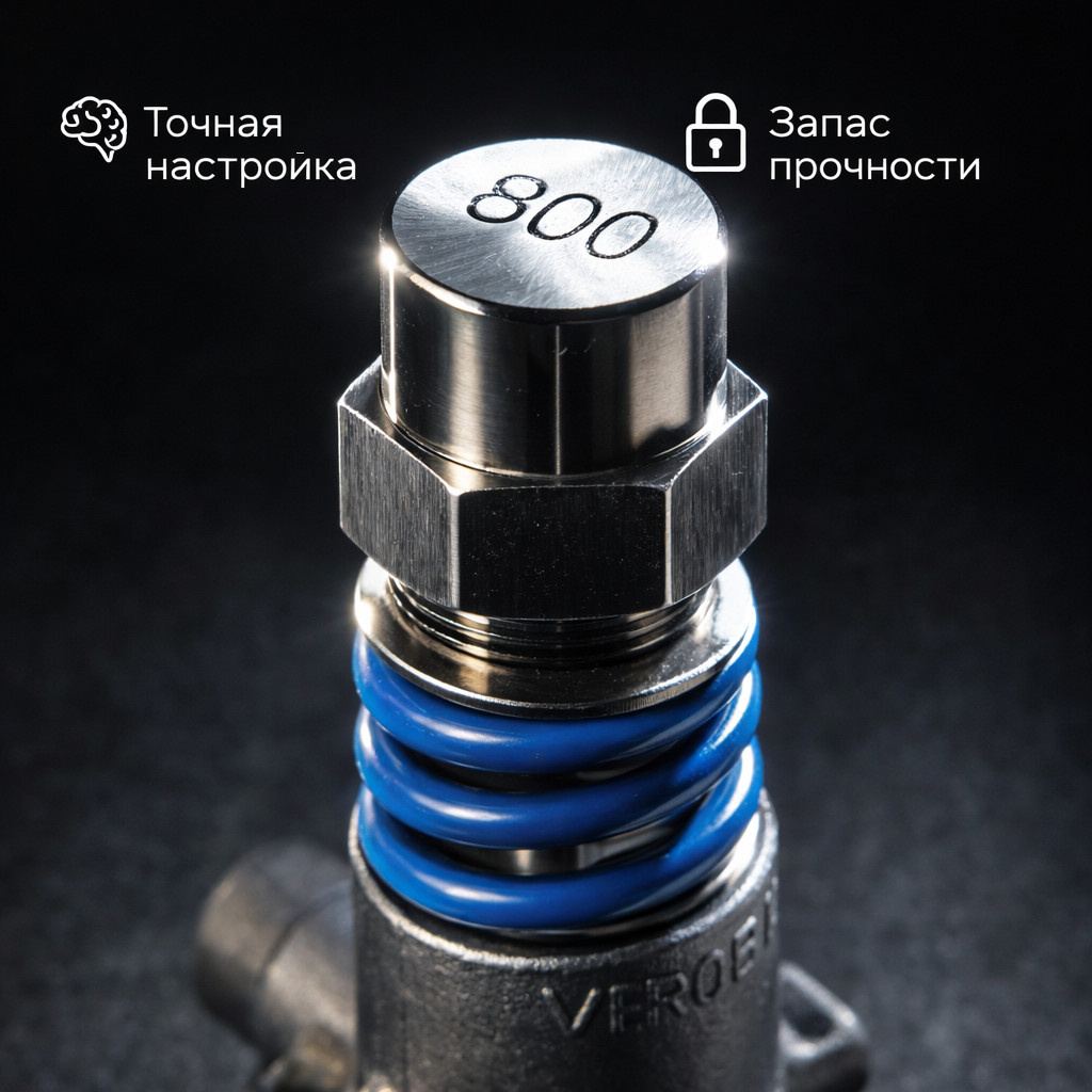 🔧💧 Регулятор давления Bypass 600 бар VHP60 (до 100 л/мин)