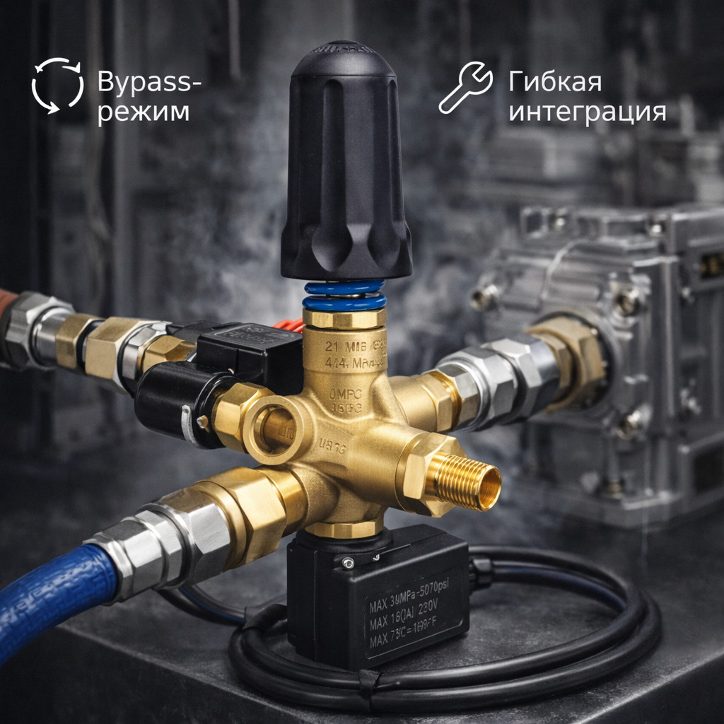 🔧🧲 Регулятор давления PA Pulsar 4R 310 бар (Bypass / Total Stop)