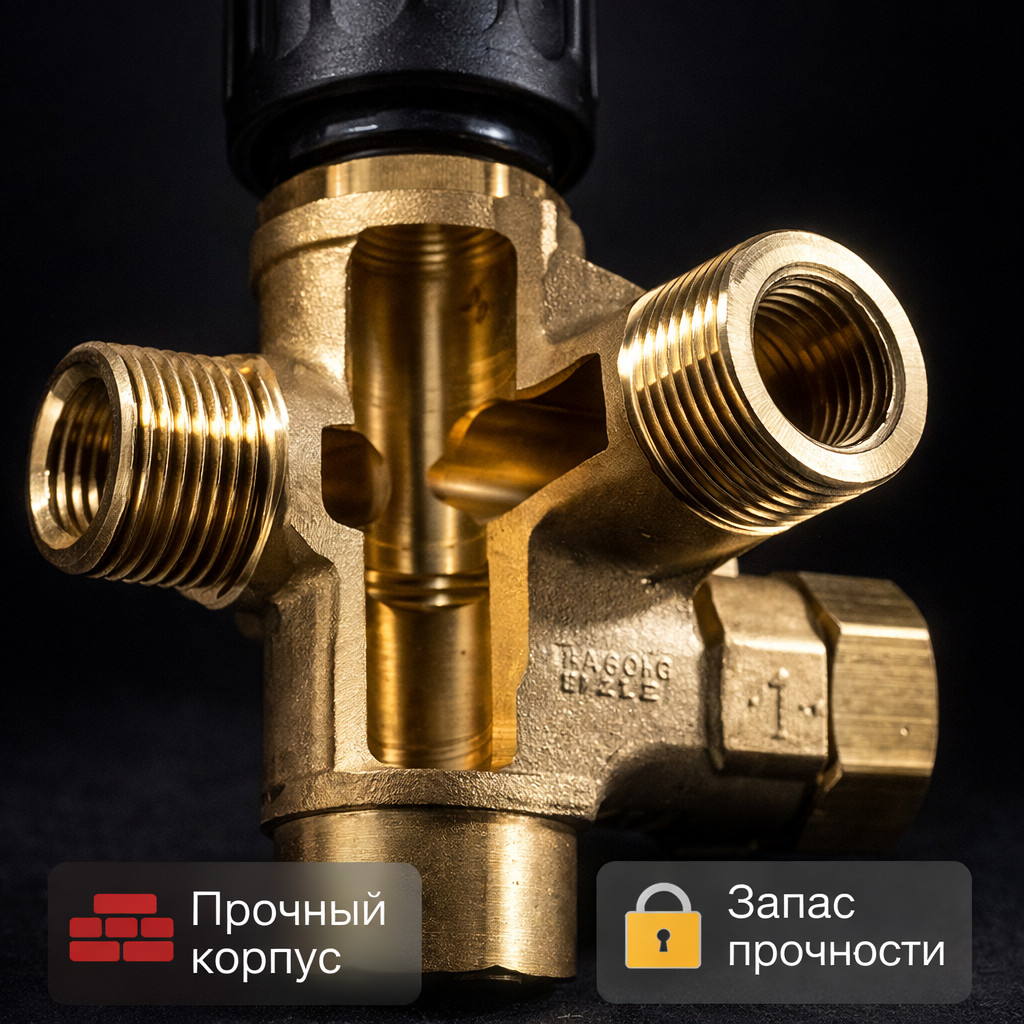 🔧💧 Регулятор давления VRT3BD 310 бар Bypass (аналог VRT3)