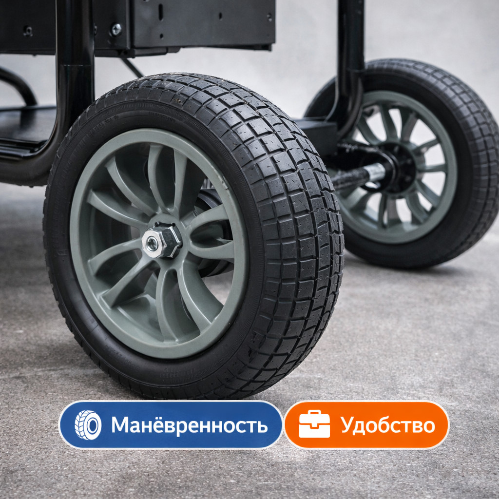 🛠️ Тележка для АВД до 45 кг (двухколёсная) Маркетплейс высокого давления - 250bar.ru 3 🛠️ Тележка для АВД до 45 кг (двухколёсная) 3