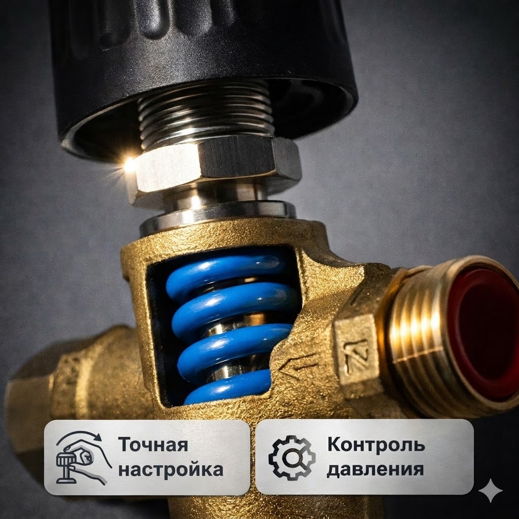 🔧💧 Регулятор давления Bypass 390 бар VD39B (до 40 л/мин)