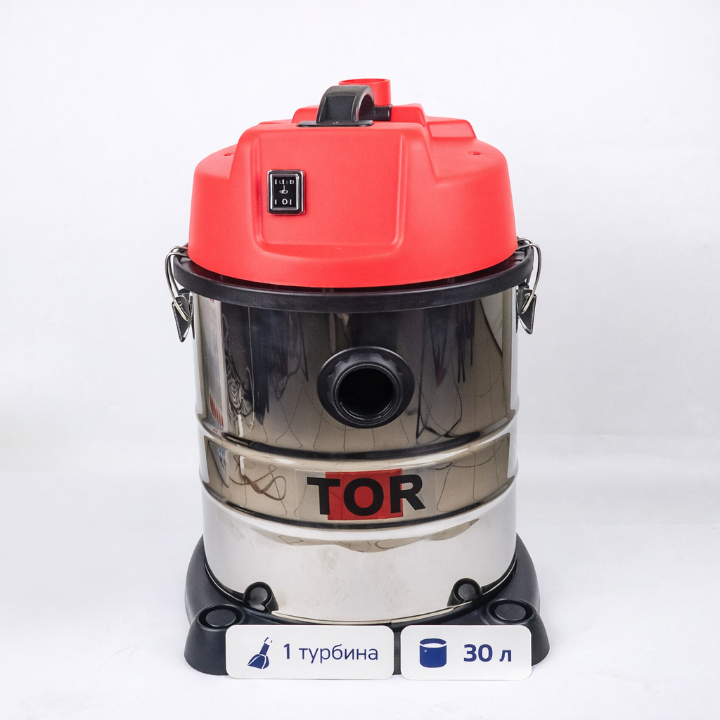 🧹💧 Водопылесос TOR WL092‑30L INOX, 1 турбина, 30 л Маркетплейс высокого давления - 250bar.ru 🧹💧 Водопылесос TOR WL092‑30L INOX, 1 турбина, 30 л
